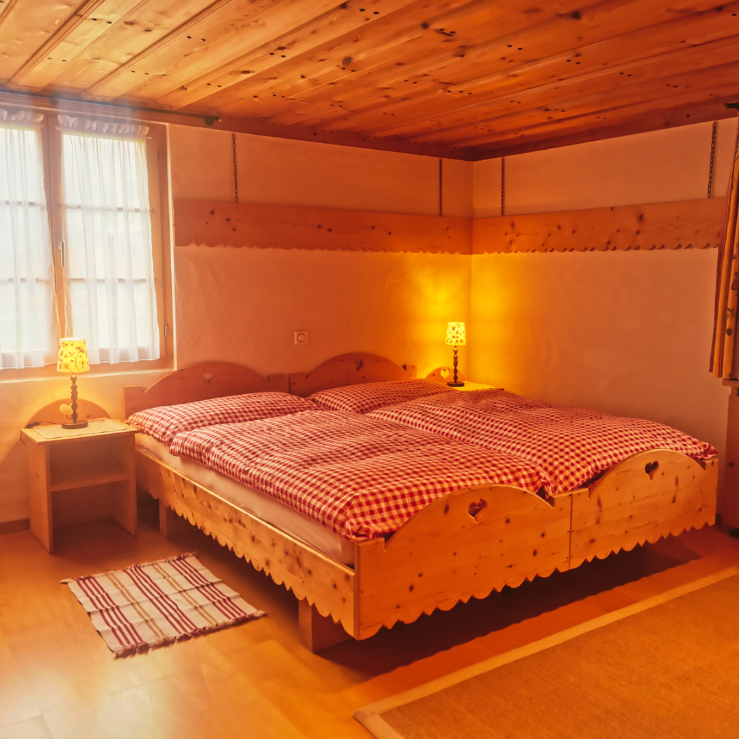 Ferienwohnung Gstaad Chalet Lärchehus Bedroom 3